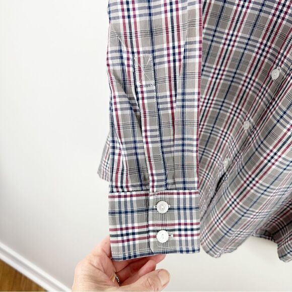 Bell by Alicia Bell Cotton Plaid Button-Up Collared Shirt Sz 4 NWT - Picture 4 of 10